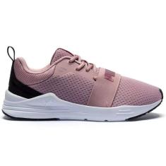 Imagem de Tênis Puma Wired Run BDP Infantil - Branco e Rosa