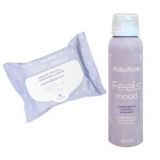 Imagem de Kit Facial Lenço Demaquilante E Sabonete Mousse Feels Mood