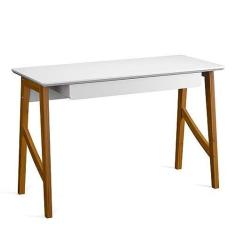 Imagem de Escrivaninha com Gaveta Home Office 125cm Taurus Patrimar Branco