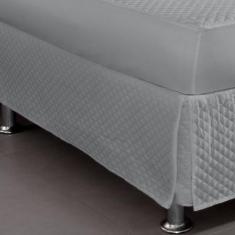 Imagem de Saia De Cama Box King Grande Matelado Ultrassonico - Chiccasaenxovais