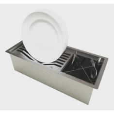Imagem de Escorredor Em Inox Para Cozinha 48 3 Módulos Balcão