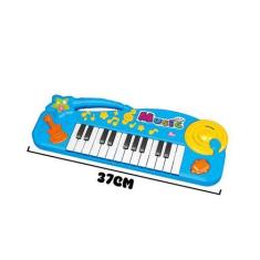 Imagem de Teclado Piano Musical Infantil Bebe Educativo Com Som E Luz - Dm Toys