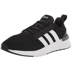 Imagem de adidas Tênis de corrida masculino Racer Tr21, Preto/Core Branco/Preto, 41