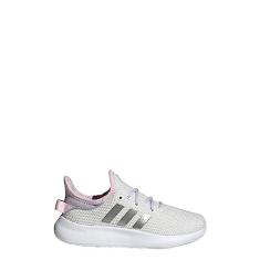 Imagem de adidas Tênis de corrida infantil Cloudfoam Pure, Branco/Prata Metálico/Prata Dawn, 17