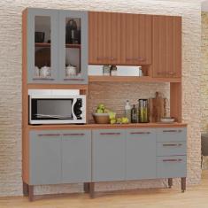 Imagem de Armário De Cozinha Dáfine 100% Mdf Tuboarte 9 Portas E 3 Gavetas