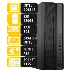 Imagem de Computador Mdi Office Slim I7 8Gb Ssd 128Gb M2 Usb 3.0 Wifi