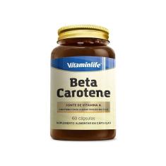 Imagem de Beta Carotene Fonte De Vitamina A 60 Cápsulas Vitaminlife