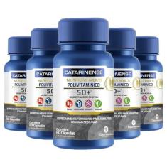 Imagem de Kit 5 Polivitamínico Sênior Catarinense 60 cápsulas