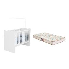 Imagem de Berço Doce Sonho Com Colchão Gazin Branco - Fdecor