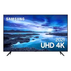 Smart TV LED 43" Samsung Crystal 4K HDR UN43AU7700GXZD