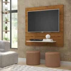 Imagem de Painel Tv até 32P Flat Sala Plus cor Freijó/Off White - Comprar Móveis em Casa