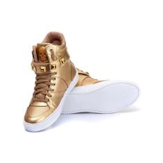 Imagem de Tenis Sneaker Fitness Feminino Botinha Academia Couro-Feminino