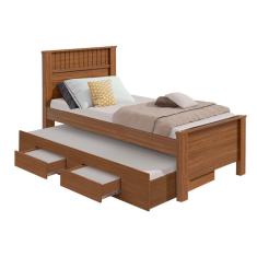 Imagem de Bicama Solteiro Athenas 2 Gavetas C Auxiliar Rovere Lopas