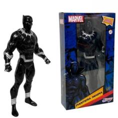 Imagem de Boneco Pantera Negra 22Cm Marvel Os Vingadores Brinquedo