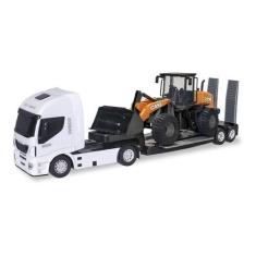 Imagem de Caminhão Iveco Plataforma Com Carregadeira Case 721 Usual - Usual Brin