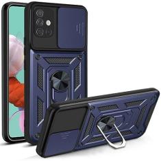Imagem de Caso de armadura à prova de choque para Samsung Galaxy A51 A71 A52 A72 A32 4G 5G Car Holder Capa do telefone para Galaxy A13 A23 A53 A73 A33 2022 5G, azul, para A32 (4G)