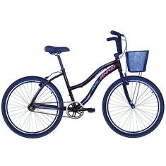 Imagem de Bicicleta Feminina Aro 26 Beach em Alumínio Preto