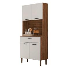 Imagem de Armário de Cozinha Completa 4 Portas 1 Gaveta Cris Kit's Paraná