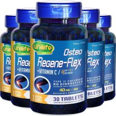 Imagem de Kit 5 Colágeno Tipo 2 Ii 40Mg Regeneflex Osteo Unilife