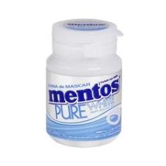 Imagem de Chiclete Mentos Pure White Mint Garrafa 56g