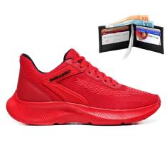 Imagem de Tênis Casual Trail Academia Advanced Fitness + Carteira Masculina-Masculino