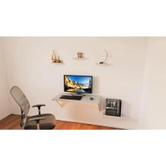 Imagem de Escrivaninha Status Suspensa Com Prateleiras - Home Office