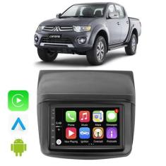 Imagem de Kit Multimidia Android Auto Carplay L200 Triton Pajero 7" Voz Google S