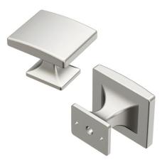 Imagem de Hickory Hardware Puxadores de armário de cozinha, puxadores de qualidade para atualizar gaveta e botão de cômoda, puxadores de maçaneta de armário para portas de armário, gavetas de banheiro, níquel acetinado, coleção Forge