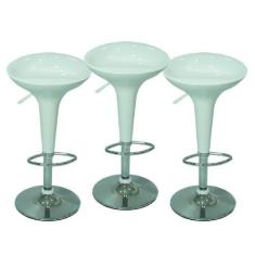 Imagem de Kit 3 Banquetas Tulipa Lotus Bar Cozinha Stool - Best