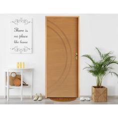 Imagem de Kit Porta De Madeira 210x62cm Batente 14cm Fechadura Golf Con