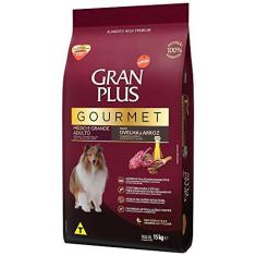 Imagem de Ração GranPlus Gourmet para Cães Adultos de Médio e Grande Porte Sabor Ovelha - 15kg