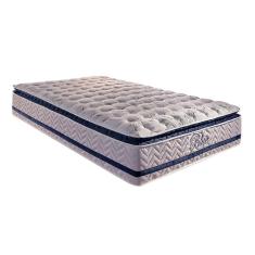 Imagem de Colchão Solteiro Molas Ensacadas Visco Gel MasterPocket Blue Pillow Top (88x188x32) - Paropas
