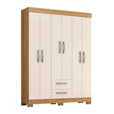 Imagem de Guarda-Roupa com 6 Portas e 2 Gavetas NT6015 Notável Móveis