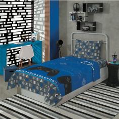 Imagem de Jogo de Cama 2 peças Solteiro Videogame 1,40x2,20cm Lepper