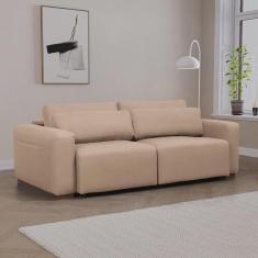 Imagem de Sofá Essence Retrátil 3 Lugares 200cm Tecido Pet Friendly CabeCasa MadeiraMadeira
