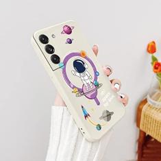 Imagem de Astronaut Phone Case para Samsung Galaxy S22 S21 S20 FE S10 Note 20 10 Ultra Plus A72 A52 A32 A71 A51 A31 A21S Cover, white1, For A32 4G