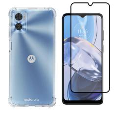 Imagem de Kit Capa Capinha Para Moto E22 Anti Impacto + Película 3d