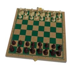 Imagem de Jogo De Tabuleiro Xadrez Escolar Em Madeira Brinquedo Educativo - Xali
