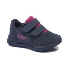 Imagem de Tênis Esportivo Klin New Sport Mini Chumbo e Pink 199.115-Feminino