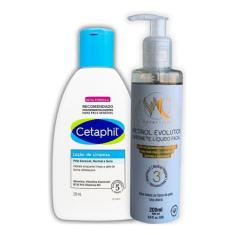 Imagem de Kit Loção Cetaphil 120ml Sabonete Facial Retinol Anti-acne