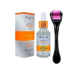 Imagem de Dermaroller Micro agulhamento Vitamina C Derma roler 1,0mm - A.R Varie