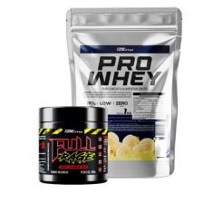 Imagem de Whey Protein 1Kg Refil + Pré Treino Full Rage 300g - Pro Healthy - Pro