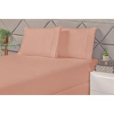 Imagem de Jogo De Cama Laura King Rosê - Mr Enxovais