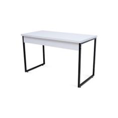 Imagem de Mesa De Escritório Office Estilo Industrial Inspire 120 Cm Larg Branco