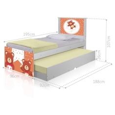 Imagem de Bicama Ursinhos de Pelúcia