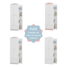 Imagem de Quarto Completo Guarda-roupa/cômoda/berço João E Maria Fg3018 Branco/colorido