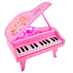 Imagem de Teclado Musical Infantil Piano Das Princesas Som E Luz - Dm Toys