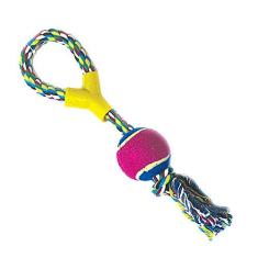 Imagem de Forca com Bola de Tenis Chalesco para Cães