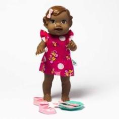 Imagem de Boneca Babys Collection Papinha Negra - Super Toys