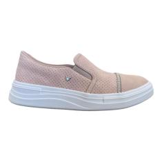 Imagem de Tênis Mississipi Casual Slip On Feminino MI201 Rosa-Feminino